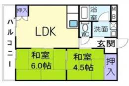 西口マンション間取り図面