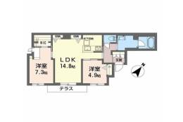 シャーメゾン　イースト和み間取り図面