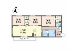 Ｐａｌａｚｚｏ　ＧｌｏｒｉｏｓａⅡ間取り図面