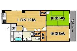 淀リバーハイツ間取り図面