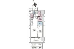 スプランディッドライズ新大阪ノース間取り図面