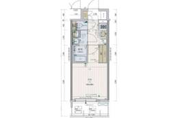 レジュールアッシュ淡路駅前間取り図面