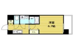 レジュールアッシュ淡路駅前間取り図面