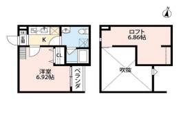 Casa下新庄(カーサシモシンジョウ)間取り図面