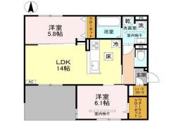 D-residence下田部B間取り図面
