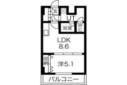 ONE ROOF FLAT TENJINBASHI間取り図面