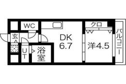 ONE ROOF FLAT FUKUSHIMA間取り図面
