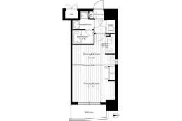 南森町プライマリーワン間取り図面