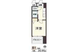 HOPE CITY天神橋間取り図面