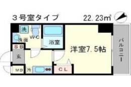 メインステージ西天満T’s SQUARE間取り図面