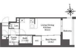 コンフォリア・リヴ南森町Ⅱ間取り図面