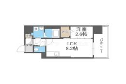 コンフォリア・リヴ南森町Ⅱ間取り図面