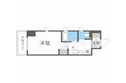 エスリード東天満第2間取り図面