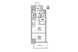 クレストコート江坂垂水町間取り図面
