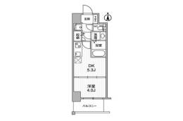 クレストコート江坂垂水町間取り図面