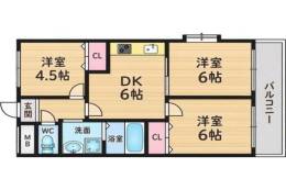 REXIA Shin Umeda間取り図面