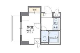 レオパレスアストラーレ茶屋町東間取り図面