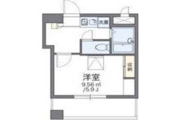 レオパレスアストラーレ茶屋町東間取り図面