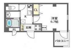 ラ・フォルム与力レジデンス間取り図面