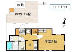 ガレリア千里山DUE間取り図面