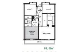 サンライズコート緑地公園Ａ棟間取り図面