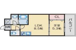 ライブガーデン江坂間取り図面