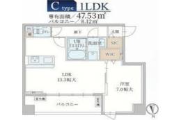 ル・モベイ天神橋間取り図面