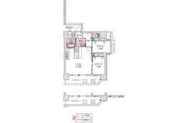 スプランディッド梅田WEST間取り図面