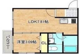 プリヴェ江坂間取り図面