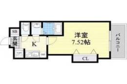 Luxe天神橋間取り図面