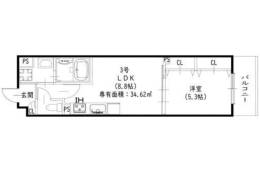 ピレーネ一津屋間取り図面