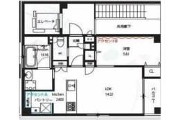 フローラ梅田東間取り図面