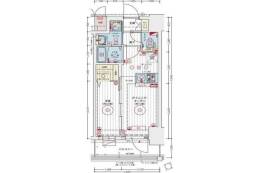 エステムコート新大阪XVIIベイス間取り図面