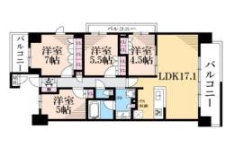 ガーデンパレス吹田千里丘BRIGHT 209号室間取り図面