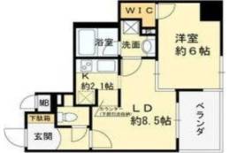 エステムプラザ梅田中崎町Ⅱ間取り図面