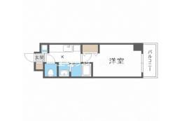 シャルマンフジ天神橋リバーサイド間取り図面