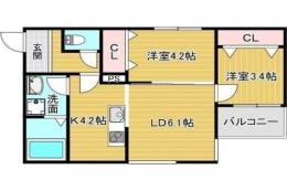 ピノコⅡ間取り図面