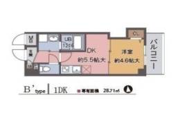 ヴィハーラ　北天満間取り図面