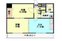 パレス東洋小松館間取り図面