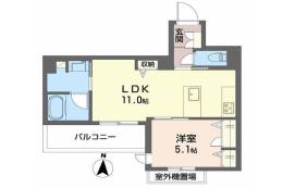 ティーエヌ伍番館間取り図面