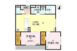 D-residence古曽部町間取り図面