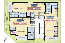 Ｂ．Ｂ．ＳＯＷ　２ｎｄ間取り図面