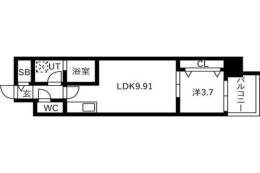 アートレジデンス梅田北Ⅰ間取り図面