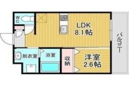 リアコート千里丘ⅠSOUTH間取り図面