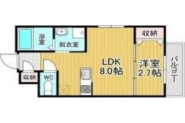リアコート千里丘ⅠSOUTH間取り図面