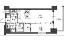 S-RESIDENCE江坂focal間取り図面