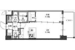 S-RESIDENCE江坂focal間取り図面