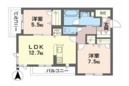 シャーメゾン　カーサ　レジオ間取り図面