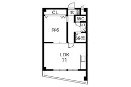 エクセレント上新淀川コーポ間取り図面