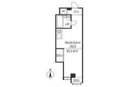 AP632 あかつきマンション間取り図面